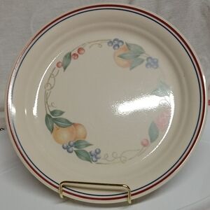 Vintage Corelle Abundance 8.5" Salad Plate with fruit motif